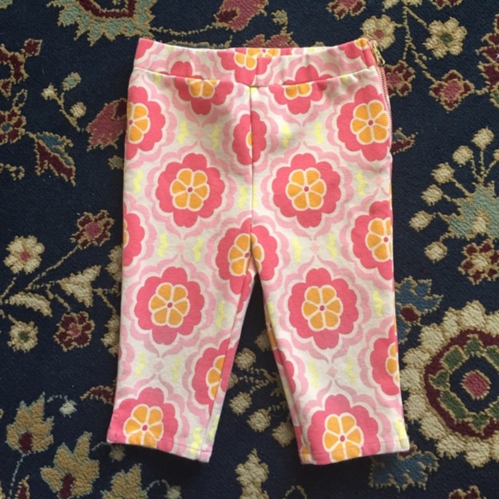 BabyGap Leggings Girls Geo Floral Art Deco - Picture 1 of 5